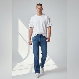 Fidelity Jimmy Straight Leg Jeans in Oxy Stingray Men’s Size 33x29